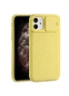 Чехол Camshield TPU со шторкой защищающей камеру для Apple iPhone 11 (6.1") Желтый