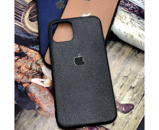 Кожаная накладка Classic series для Apple iPhone 11 (6.1") Черный