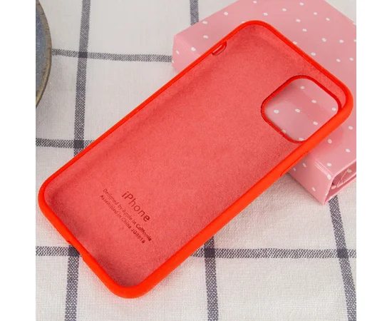 Чохол Silicone case (A) (з закритим низом) для Apple iPhone 11 (6.1 ") Червоний / Red