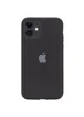 Чохол Silicone case (A) (з закритим низом) для Apple iPhone 11 (6.1 ") Чорний / Black
