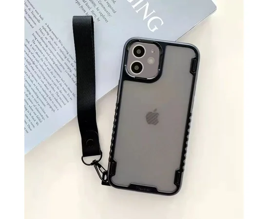 Чехол TPU+PC TRAVEL Carbon для Apple iPhone 11 (6.1") Черный