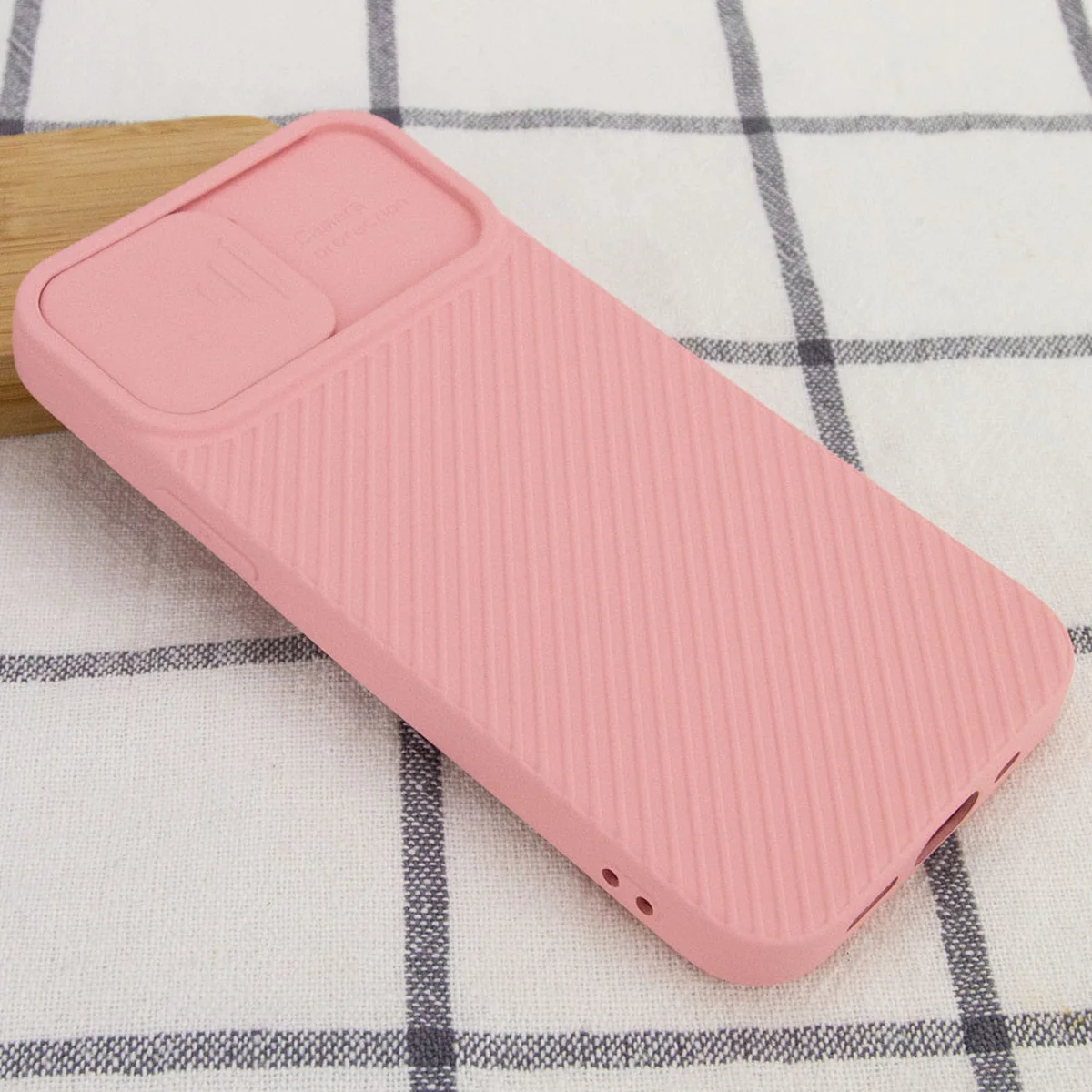 Чехол Camshield Square TPU со шторкой для камеры для Apple iPhone 11 (6.1") Rose Gold