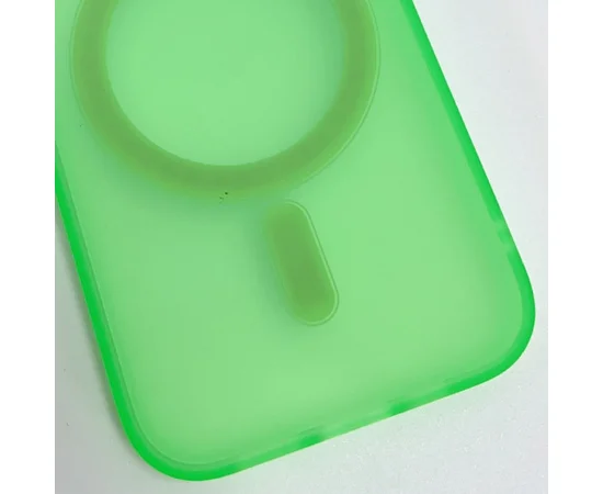 Чехол TPU+PC Lily with MagSafe для Apple iPhone 11 (6.1") Neon Green