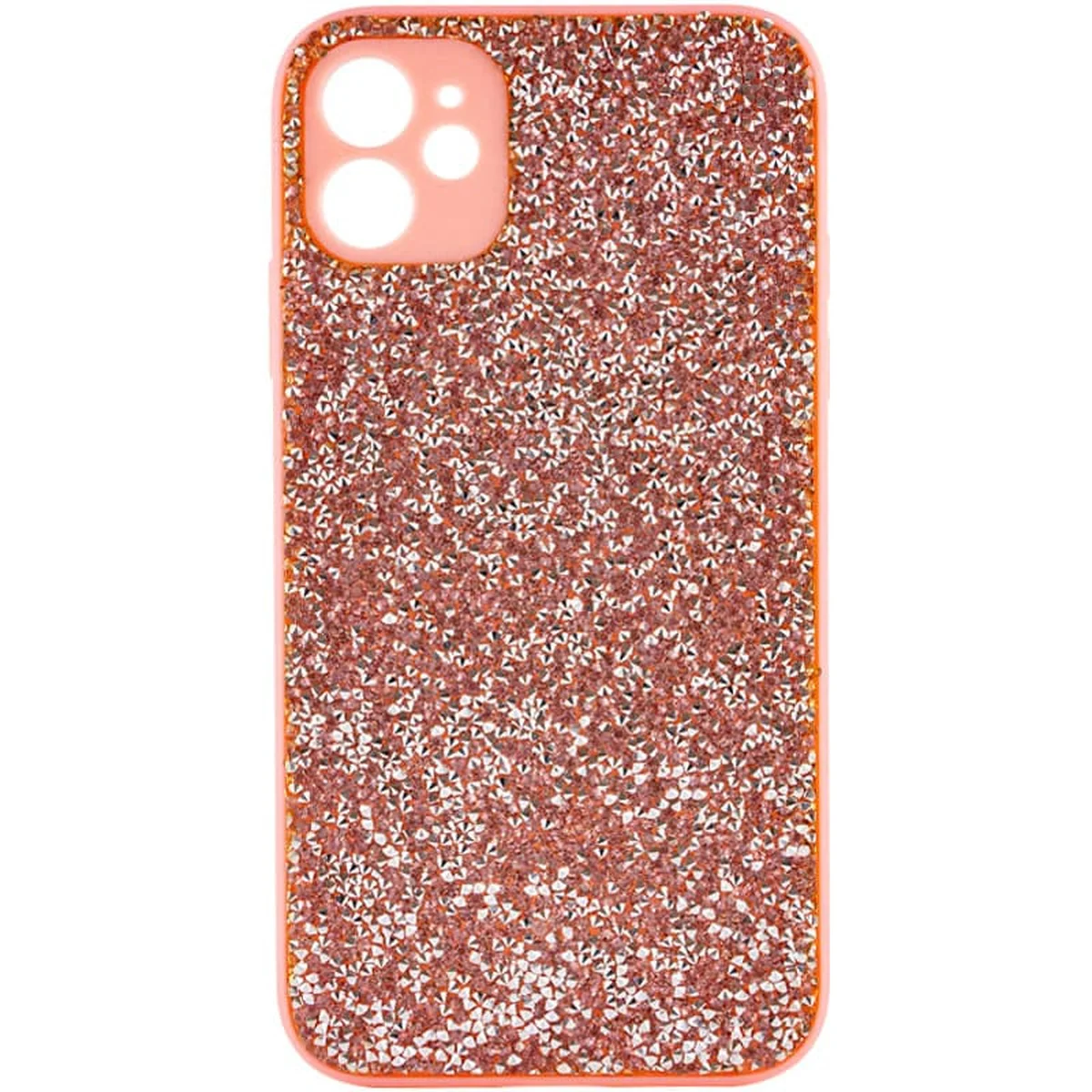 TPU+PC чехол Diamond Full Camera для Apple iPhone 11 (6.1") Pink