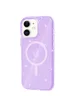 Чохол TPU Galaxy Sparkle (MagFit) для Apple iPhone 11 (6.1") Purple+Glitter