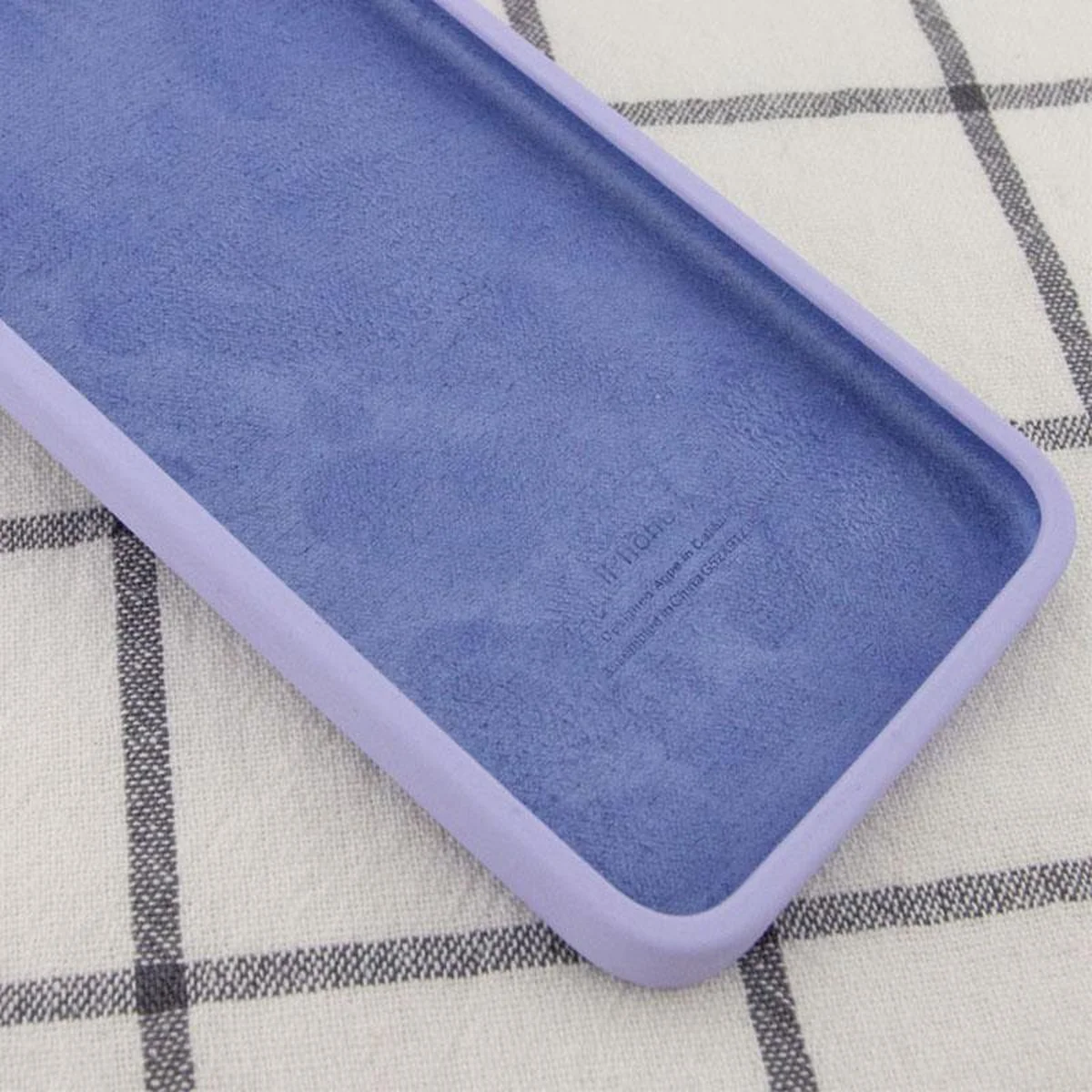 Чохол Silicone Case Square Full Camera Protective (AA) для Apple iPhone 11 (6.1") Бузковий / Dasheen