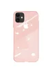 TPU+Glass чехол GLOSSY Logo series для Apple iPhone 11 (6.1") Rose Gold
