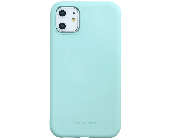 TPU чехол Molan Cano Smooth для Apple iPhone 11 (6.1") Бирюзовый