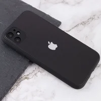 TPU+Glass чехол Matte Candy Full camera для Apple iPhone 11 (6.1") Черный