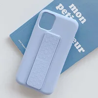 Чехол Silicone Case Hand Holder для Apple iPhone 11 (6.1") Сиреневый / Dasheen