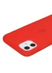 Силиконовый матовый полупрозрачный чехол для Apple iPhone 11 (6.1") Красный / Red