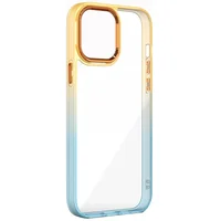 Чехол TPU+PC Fresh sip series для Apple iPhone 11 (6.1") Бирюзовый / Оранжевый