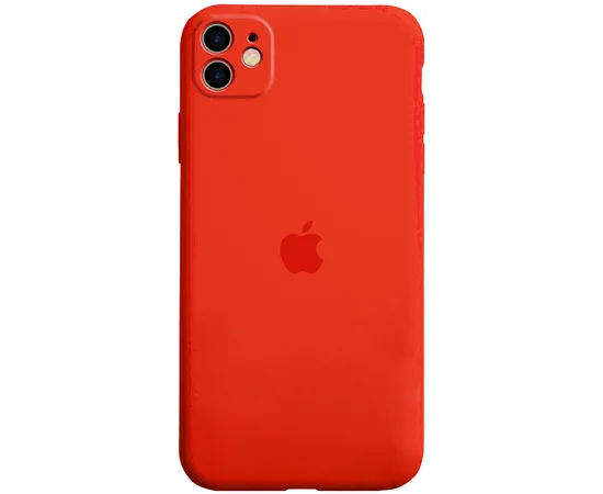 Чехол Silicone Case Full Protective для Apple iPhone 11 (6.1") Красный / Red