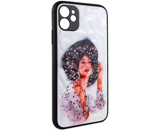 TPU+PC чохол Prisma Ladies для Apple iPhone 11 (6.1") Girl in a hat