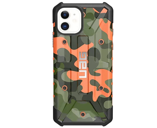Ударопрочный чехол UAG Pathfinder камуфляж для Apple iPhone 11 (6.1") Оранжевый