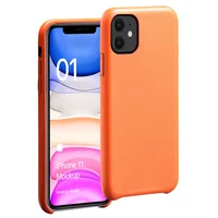 Шкіряний чохол AHIMSA PU Leather Case (A) для Apple iPhone 11 (6.1 ") Помаранчевий