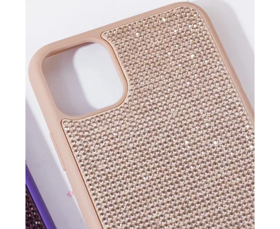 TPU чехол Bling World Grainy Diamonds для Apple iPhone 11 (6.1") Rose Gold