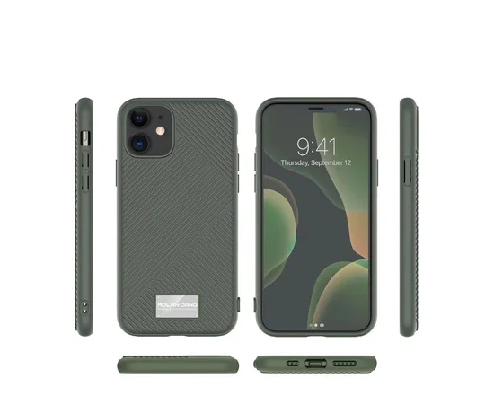 TPU накладка Molan Cano Jelline series для Apple iPhone 11 (6.1") Зеленый / Khaki green