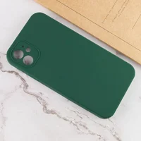 Чохол Silicone Case Lakshmi Square Full Camera для Apple iPhone 11 (6.1") Зелений / Dark green