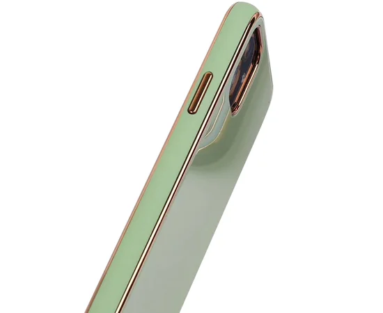 TPU+Glass чехол Venezia для Apple iPhone 11 (6.1") Мятный / Mint