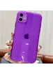 Чехол TPU Glossy Line Full Camera для Apple iPhone 11 (6.1") Сиреневый