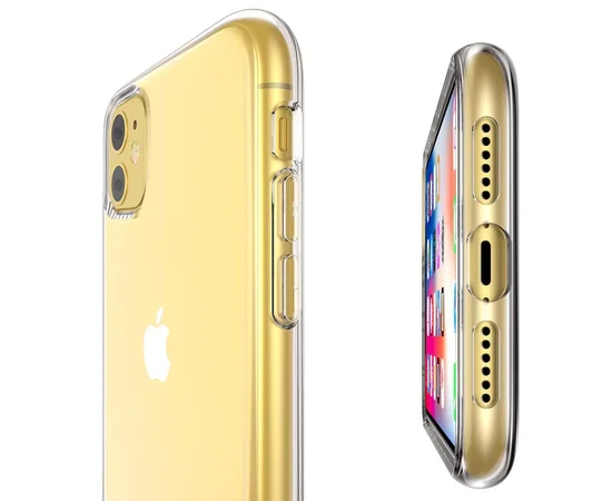 TPU чехол Epic Transparent 1,0mm для Apple iPhone 11 (6.1") Бесцветный (прозрачный)