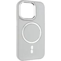 Кожаный чехол SnapCase with MagSafe для Apple iPhone 11 (6.1") Grey