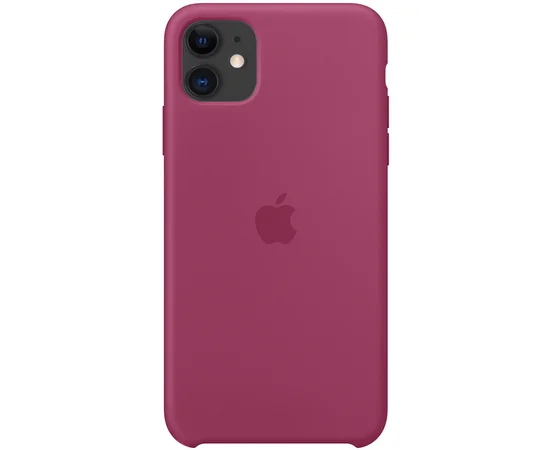 Чехол Silicone Case (AA) для Apple iPhone 11 (6.1") Малиновый / Pomegranate