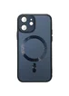 Чехол TPU+Glass Sapphire Midnight with MagSafe для Apple iPhone 11 (6.1") Черный / Black