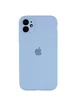 Чехол Silicone Case Full Camera Protective (АА) для Apple iPhone 11 (6.1") Голубой / Mist blue