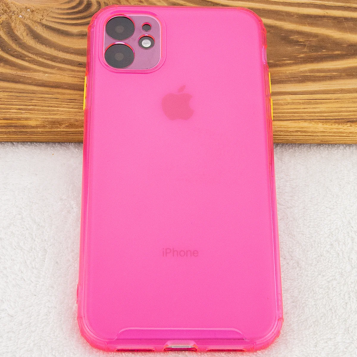 TPU чехол Сolor matte для Apple iPhone 11 (6.1") Розовый
