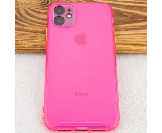 TPU чехол Сolor matte для Apple iPhone 11 (6.1") Розовый