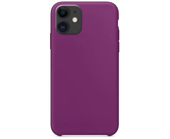 Силиконовый чехол Soft cover для Apple iPhone 11 (6.1") Фиолетовый / Purple