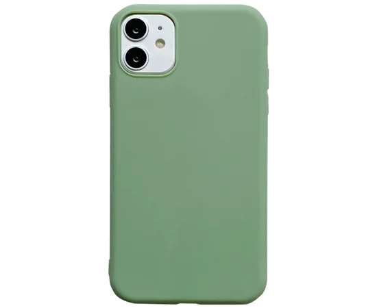 Силиконовый чехол Candy для Apple iPhone 11 (6.1") Фисташковый