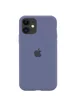 Чехол Silicone case (A) (с закрытым низом) для Apple iPhone 11 (6.1") Темный Синий / Midnight Blue