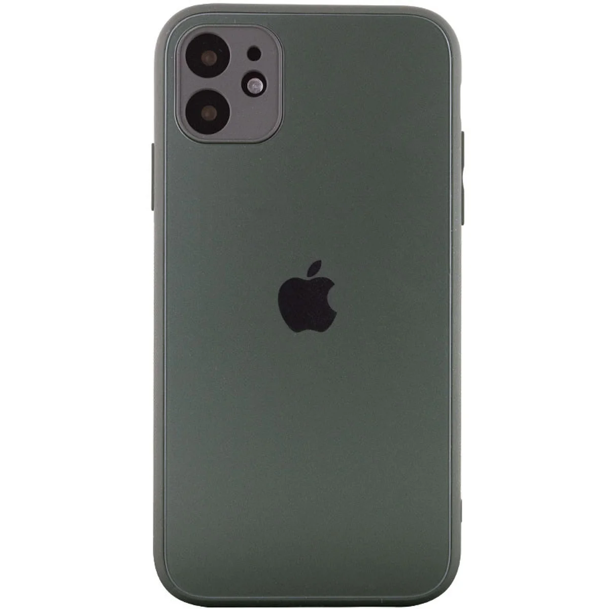 TPU+Glass чехол Matte Candy Full camera для Apple iPhone 11 (6.1") Зеленый