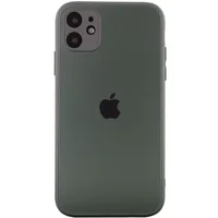 TPU+Glass чехол Matte Candy Full camera для Apple iPhone 11 (6.1") Зеленый