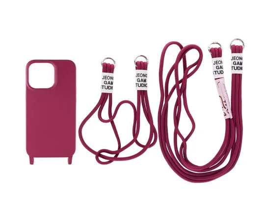 Чохол TPU two straps California для Apple iPhone 11 (6.1") Червоний / Rose Red