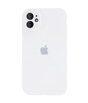 Чохол Silicone Case Square Full Camera Protective (AA) для Apple iPhone 11 (6.1 ") Білий / White
