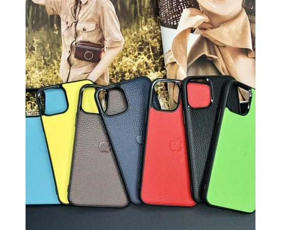 Кожаная накладка Epic Vivi Logo series для Apple iPhone 11 (6.1") Зеленый