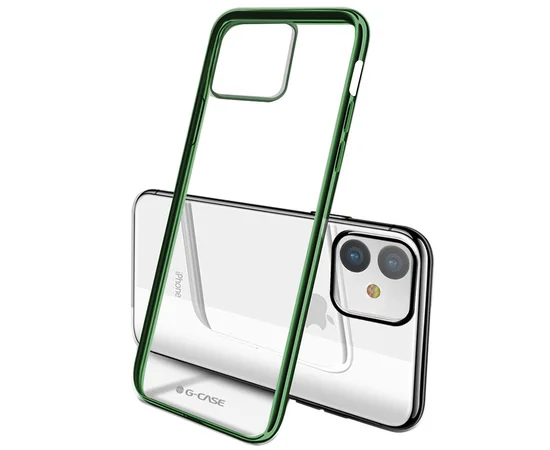 TPU чехол G-Case Shiny Series для Apple iPhone 11 (6.1") Зеленый