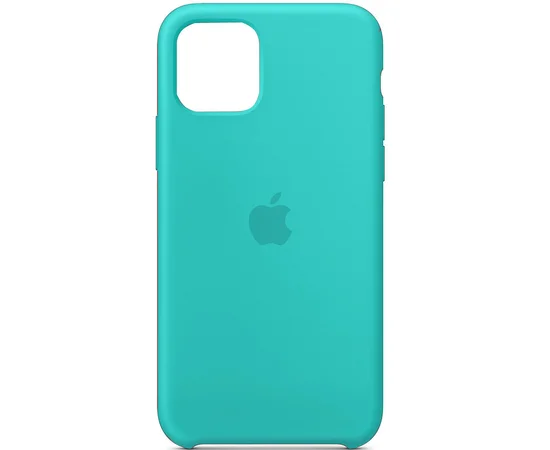 Чехол Silicone case (A) для Apple iPhone 11 (6.1") Бирюзовый / Turquoise