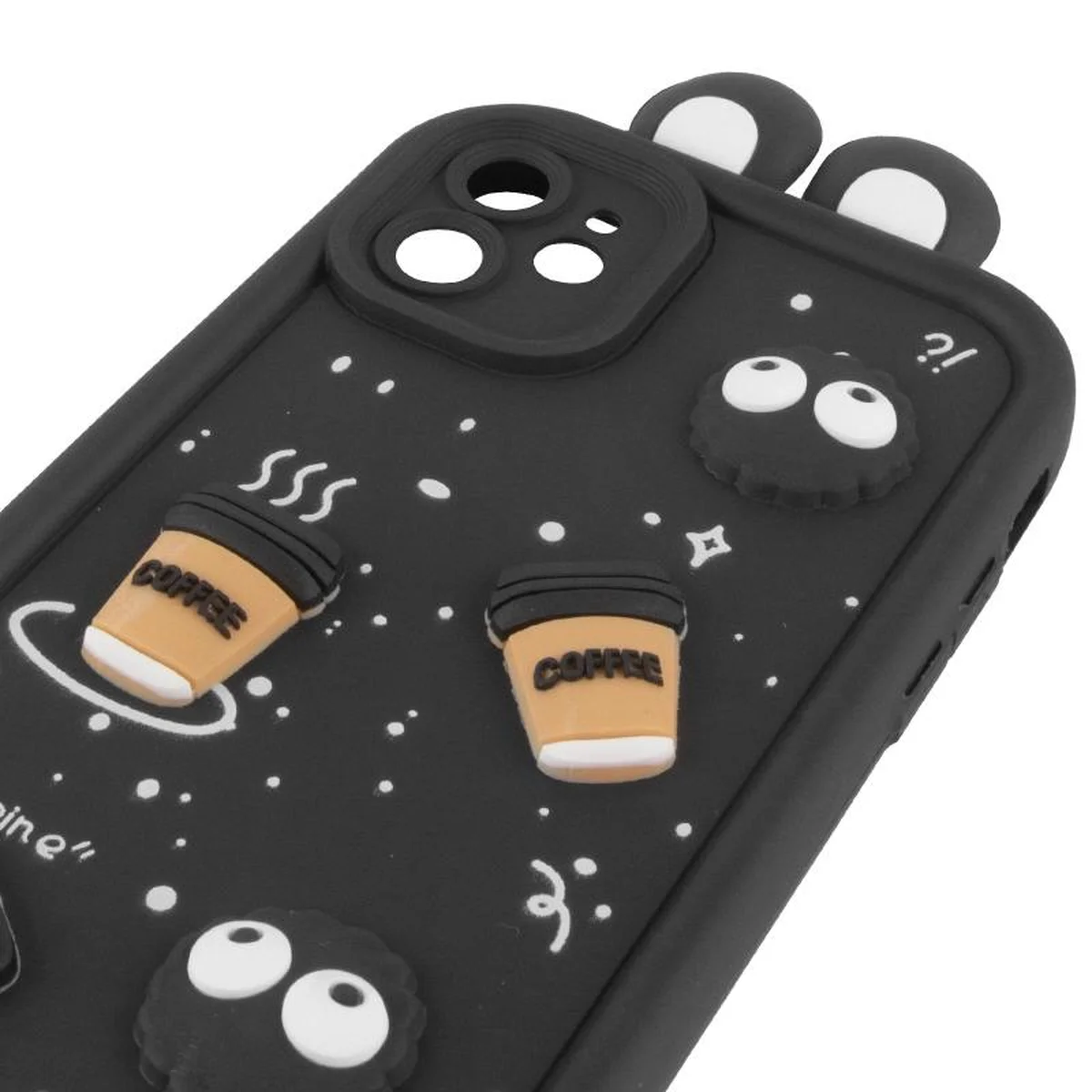 Чохол TPU Toys Case with Ears для Apple iPhone 11 (6.1") Black
