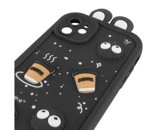 Чехол TPU Toys Case with Ears для Apple iPhone 11 (6.1") Black