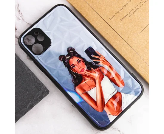TPU+PC чохол Prisma Ladies для Apple iPhone 11 (6.1") Black in White