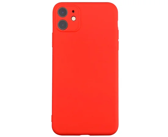 TPU чехол Ultrathin Soft Cover для Apple iPhone 11 (6.1") Красный