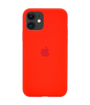 Чехол Silicone case (A) (с закрытым низом) для Apple iPhone 11 (6.1") Красный / Red Чехол Silicone case (A) (с закрытым низом) для Apple iPhone 11 (6.1") Красный / Red