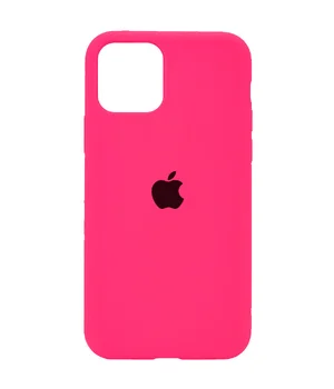 Чохол Silicone Case Full Protective (AA) для Apple iPhone 11 (6.1 ") Рожевий / Barbie pink