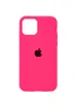 Чехол Silicone Case Full Protective (AA) для Apple iPhone 11 (6.1") Розовый / Barbie pink