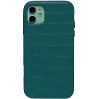 Шкіряний чохол Croco Leather для Apple iPhone 11 (6.1 ") Green